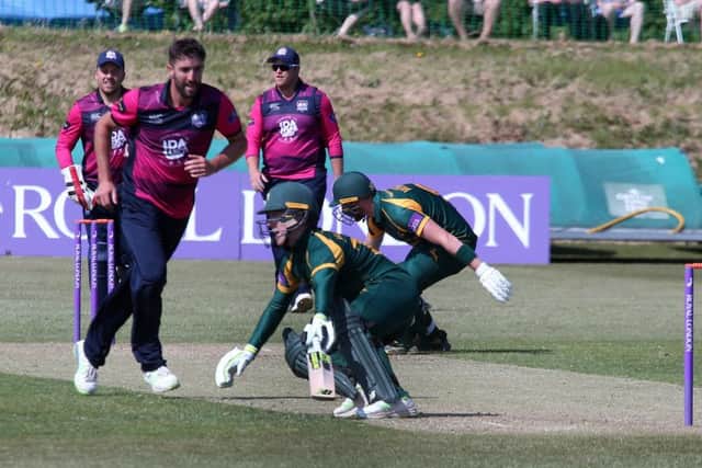 Tom Moores looking for a second run.