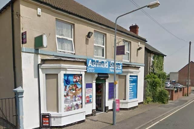 Ashfield Stores in Stoney Street, Sutton-in-Ashfield