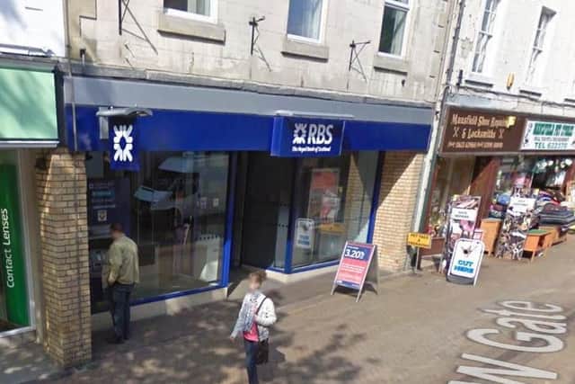 Mansfield's RBS branch will close in August.