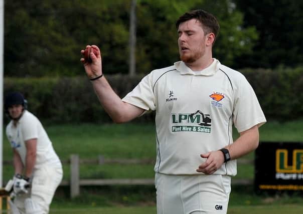 All-rounder James Hawley, who scored a half-century and took four wickets for Cuckney. (PHOTO BY: Rachel Atkins)