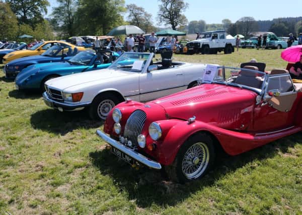 A whole variety of classic cars were in competition and on show.
