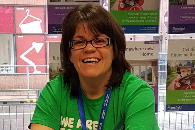 Stacey Smalley, Macmillan fundraiser for Nottinghamshire