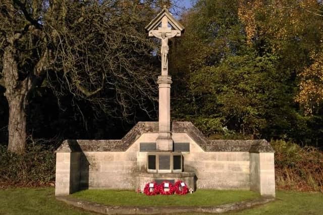 The Hardwick War Memorial in Clumber Park.