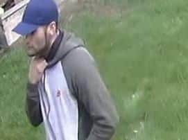 Police want to speak to this man in connection with a series of burglaries.
