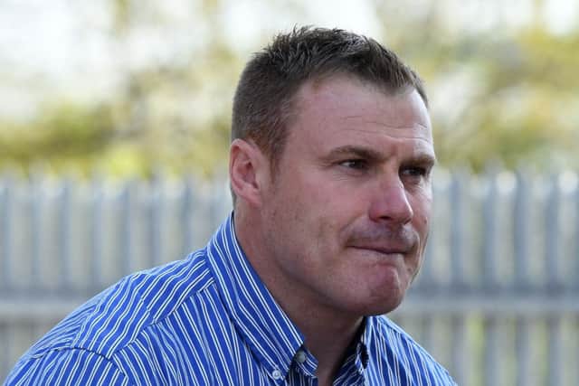 Picture Andrew Roe/AHPIX LTD, Football, EFL Sky Bet League Two, Mansfield Town v Crawley Town, One Call Stadium, 05/05/18, K.O 3pm
Mansfield's manager David Flitcroft
Andrew Roe>>>>>>>07826527594