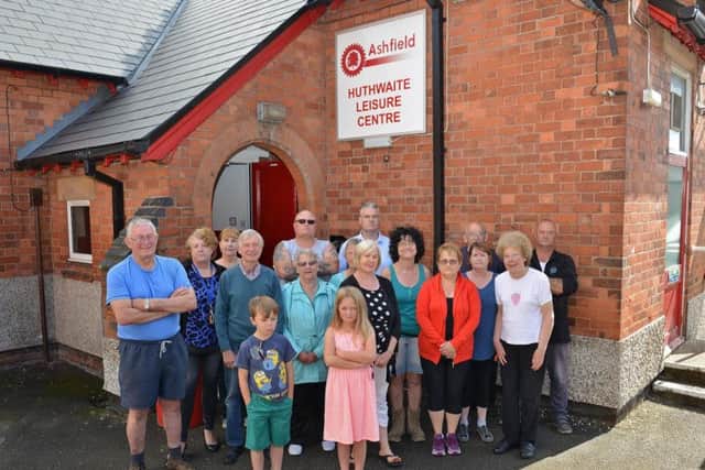 Local residents trying to stop the closure last year.