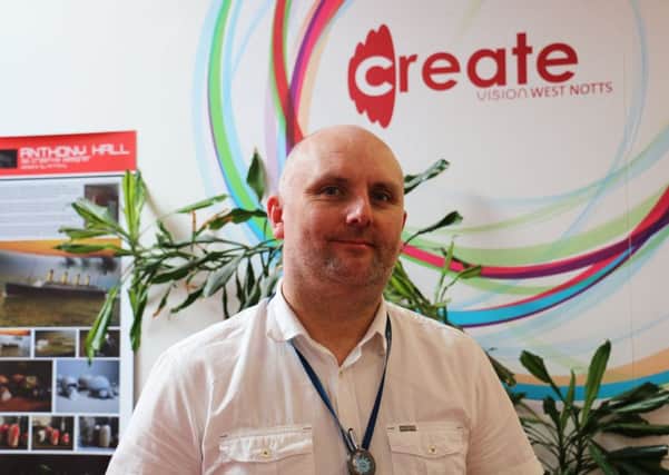 Anthony Hall, creative media tutor at West Nottinghamshire College