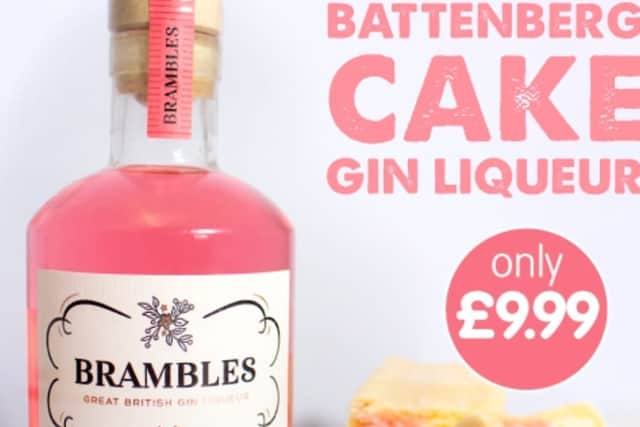 The battenberg cake is just one of the dessert gins available (Photo: B&M)