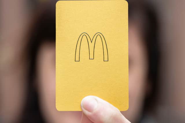 Do you want a gold card? (Photo: McDonald's)