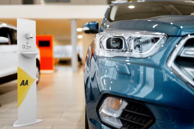 Going to a car dealership is a slightly different experience post-lockdown (Photo: AA)