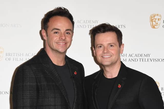 Anthony McPartlin and Declan Donnelly reveal all in a new autobiography, titled Once Upon A Tyne. (Getty)