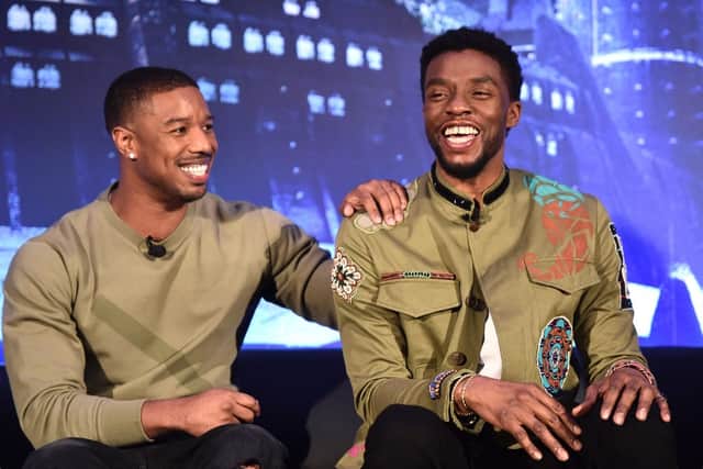 Actor Michale B Jordan is among those who have paid tribute to Chadwick Boseman (Getty Images)