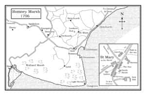 The setting for the Hardcastle and Chaytor novels is Romney Marsh