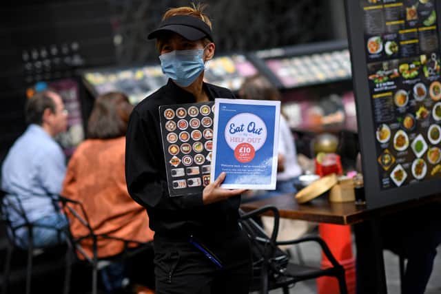 Restaurants are calling for the Eat Out to Help Out scheme to make a return (Photo: BEN STANSALL/AFP via Getty Images)