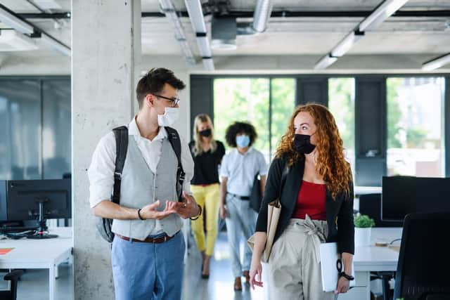 Face masks may not be required in indoor spaces during the summer months, a Deputy Chief Medical Officer for England has said (Photo: Shutterstock)