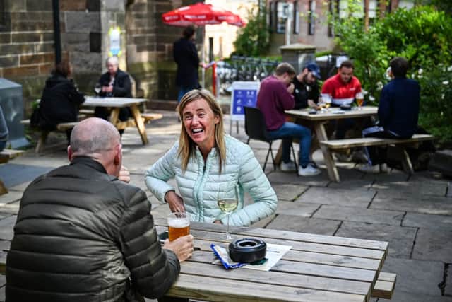 Every customer will have to provide their details when pubs reopen (Photo by Jeff J Mitchell/Getty Images)